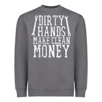 Storm dirty hands make clean money t shirt wrench mechanic gift Heavyweight Sweatshirt - PixelFlow