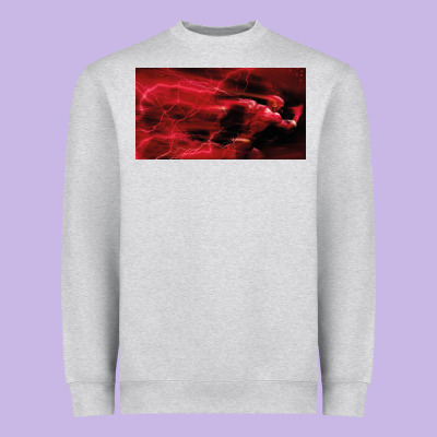 The Flash Heavyweight Sweatshirt Designed By Pixelflow