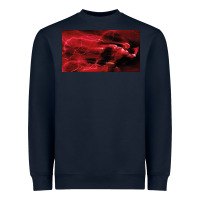 Navy The Flash Heavyweight Sweatshirt - PixelFlow