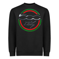 Black fiat 500   italy Heavyweight Sweatshirt - PixelFlow