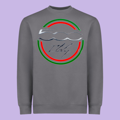 Fiat 500   Italy Heavyweight Sweatshirt Designed By Pixelflow