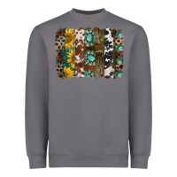 Storm western handdrawn patterns brushstrokes Heavyweight Sweatshirt - BarkalooDesign