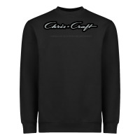 Black Chris Craft Boats Heavyweight Sweatshirt - PixelFlow