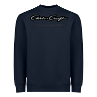 Navy Chris Craft Boats Heavyweight Sweatshirt - PixelFlow