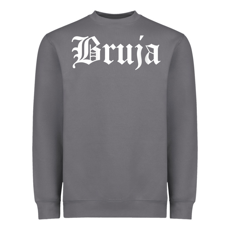 Womens Bruja Old English Chola Witchy V Neck T Shirt Heavyweight Sweatshirt by PixelFlow | Teevron
