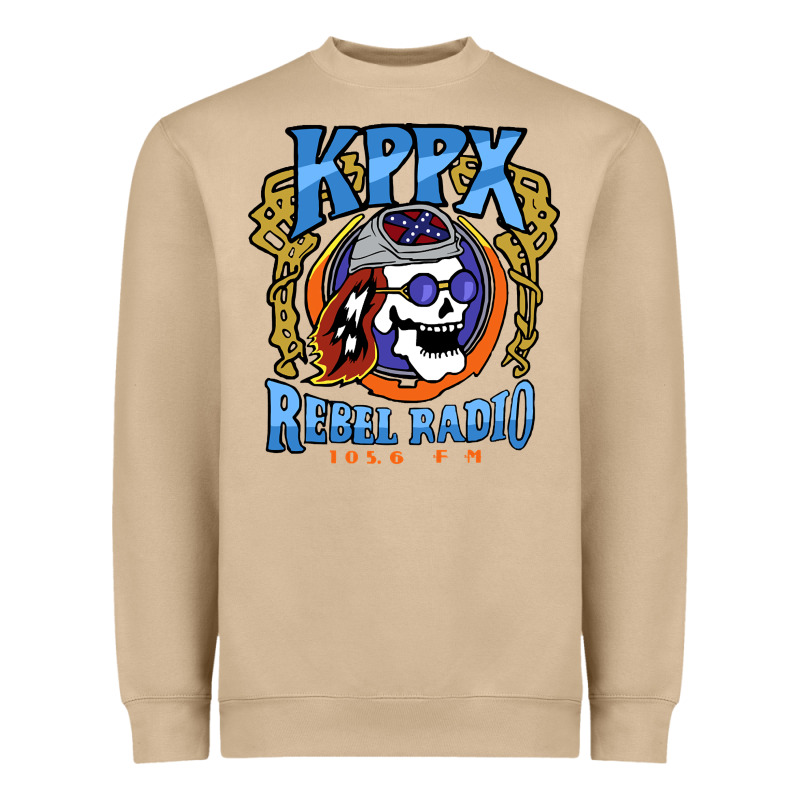 Kppx Rebel Radio Heavyweight Sweatshirt by PixelFlow | Teevron