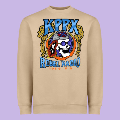 Kppx Rebel Radio Heavyweight Sweatshirt Designed By Pixelflow