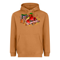 Meerkat cowgirl hat with gifts and cookies Heavyweight Hoodie - AdoDesignShop