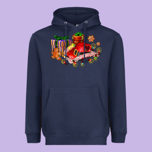 Cowgirl Hat With Gifts And Cookies Heavyweight Hoodie Designed By Adodesignshop
