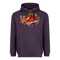 Plum cowgirl hat with gifts and cookies Heavyweight Hoodie - AdoDesignShop
