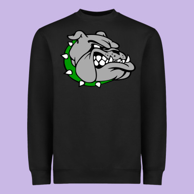 Ashville High School, Ashville Bulldogs Heavyweight Sweatshirt Designed By Pixelflow