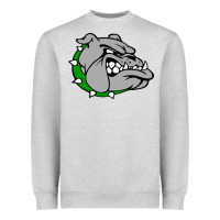 Heather Grey ashville high school, ashville bulldogs Heavyweight Sweatshirt - PixelFlow