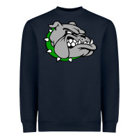 Navy ashville high school, ashville bulldogs Heavyweight Sweatshirt - PixelFlow