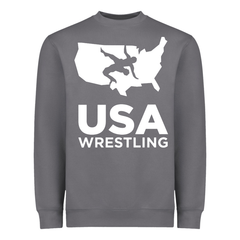 Usa Power United States Heavyweight Sweatshirt by PixelFlow | Teevron