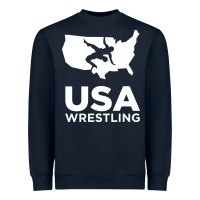 Navy usa power united states Heavyweight Sweatshirt - PixelFlow