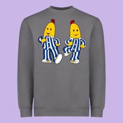 Bananas Double Heavyweight Sweatshirt Designed By Pixelflow
