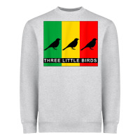 Heather Grey THREE LITTLE BIRDS Heavyweight Sweatshirt - PixelFlow