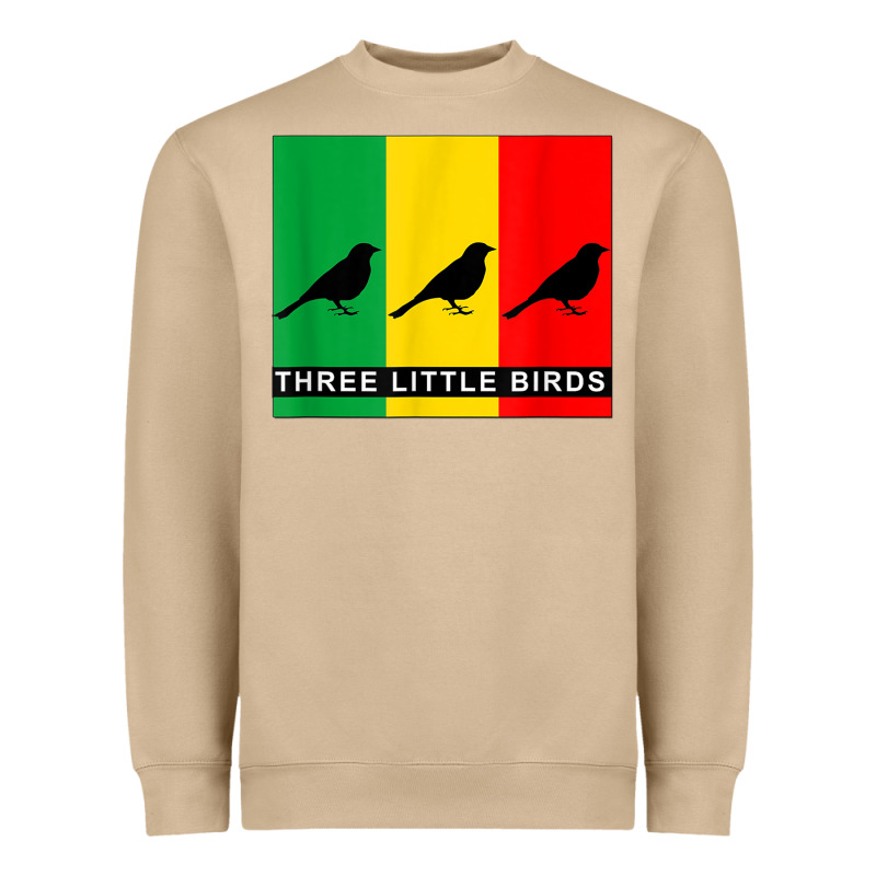Three Little Birds Heavyweight Sweatshirt by PixelFlow | Teevron