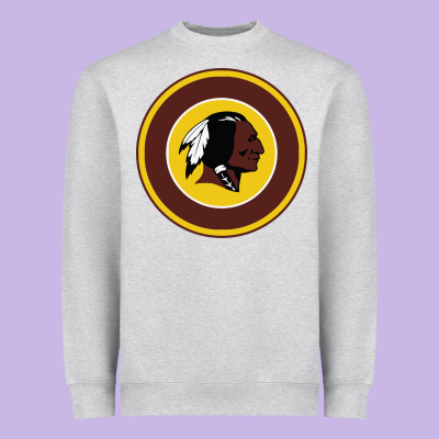 The Indian Red Skins Clasic Heavyweight Sweatshirt Designed By Pixelflow