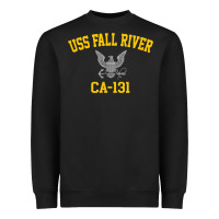 Black uss fall river ca 131 Heavyweight Sweatshirt - PixelFlow