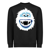 Black bumble face Heavyweight Sweatshirt - PixelFlow
