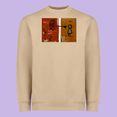 It’s Always Sunny Painting Heavyweight Sweatshirt Designed By Pixelflow