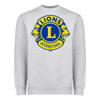 Heather Grey lions clubs international classic Heavyweight Sweatshirt - PixelFlow