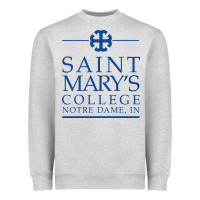 Heather Grey saint mary's college belles Heavyweight Sweatshirt - PixelFlow