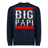 Navy big papi Heavyweight Sweatshirt - PixelFlow