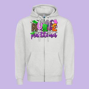 Nurse Practitioner Zipper Hoodie Designed By Adodesignshop