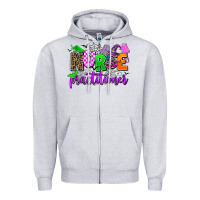 Heather Grey nurse practitioner Zipper Hoodie - AdoDesignShop