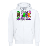 White nurse practitioner Zipper Hoodie - AdoDesignShop