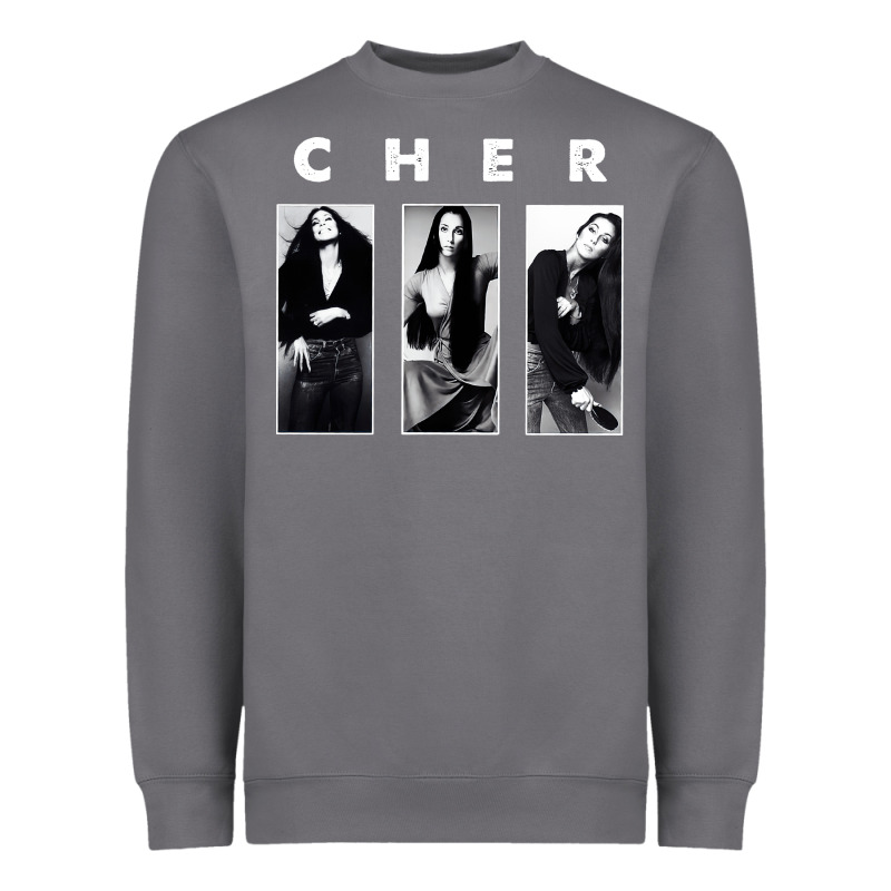 Cher, Cher Heart Of Stone, Cher Cher Cher Cher Cher, Cher Cher Cher Ch Heavyweight Sweatshirt by PixelFlow | Teevron
