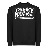 Black naughty by nature Heavyweight Sweatshirt - PixelFlow