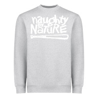 Heather Grey naughty by nature Heavyweight Sweatshirt - PixelFlow