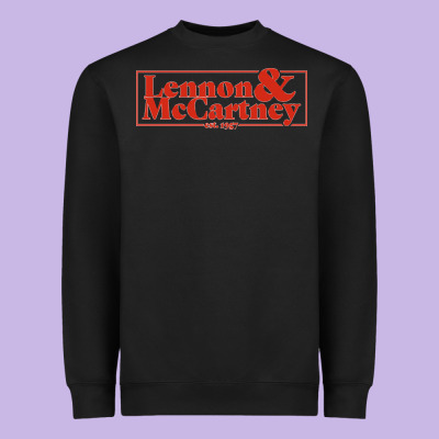 Lennon & Mccartney Classic Heavyweight Sweatshirt Designed By Pixelflow