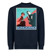 Navy Inglorious Basterds - Bongiorno poster GIFT Heavyweight Sweatshirt - PixelFlow