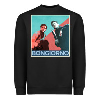 Black Inglorious Basterds - Bongiorno poster GIFT Heavyweight Sweatshirt - PixelFlow