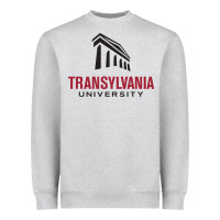 Heather Grey transylvania university Heavyweight Sweatshirt - PixelFlow