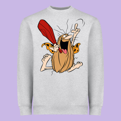 Captain Caveman Captain Caveman Unga Bunga Premium T Shirt Heavyweight Sweatshirt Designed By Pixelflow