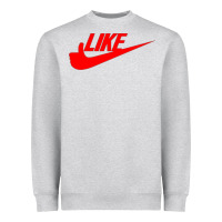 Heather Grey like Heavyweight Sweatshirt - PixelFlow