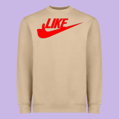 Like Heavyweight Sweatshirt Designed By Pixelflow