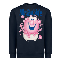Navy Mr bubble makes bath time fun Heavyweight Sweatshirt - PixelFlow