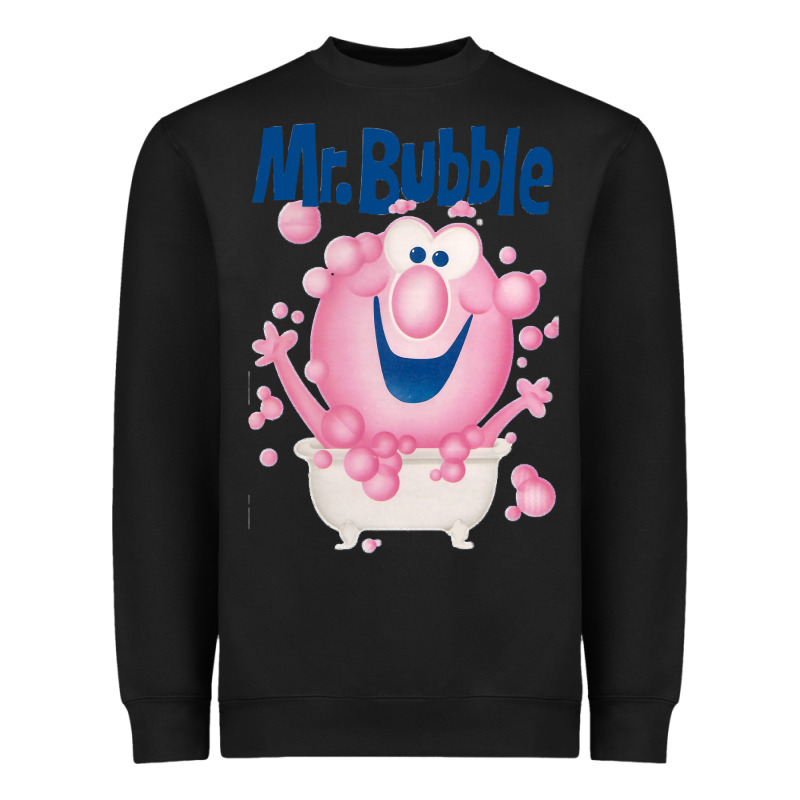 Mr Bubble Makes Bath Time Fun Heavyweight Sweatshirt by PixelFlow | Teevron