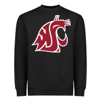 Black washington state cougars Heavyweight Sweatshirt - PixelFlow