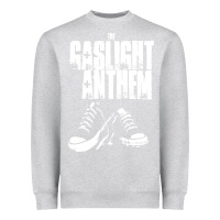 Heather Grey fallon gaslight anthem musisi Heavyweight Sweatshirt - PixelFlow
