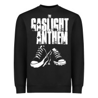 Black fallon gaslight anthem musisi Heavyweight Sweatshirt - PixelFlow