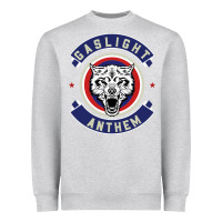 Heather Grey the gaslight anthem Heavyweight Sweatshirt - PixelFlow