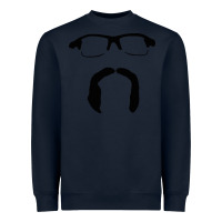 Navy randy dobnak art Heavyweight Sweatshirt - PixelFlow