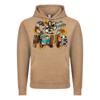 Vintage Coffee Western Cat Mama Mother's Day Vintage Hoodie - FaDigitalArtStudio